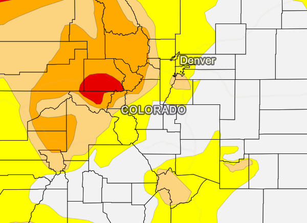 Map of drought conditions as listedin the article. 